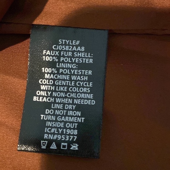 Sanctuary Faux Fur Jacket size XXL - Picture 7 of 10